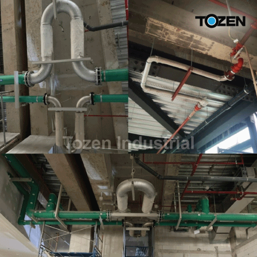ผลงานติดตั้ง Stainless Steel Flexible Hose  สายอ่อนสแตนเลส U-shape สำหรับระบบน้ำประปา