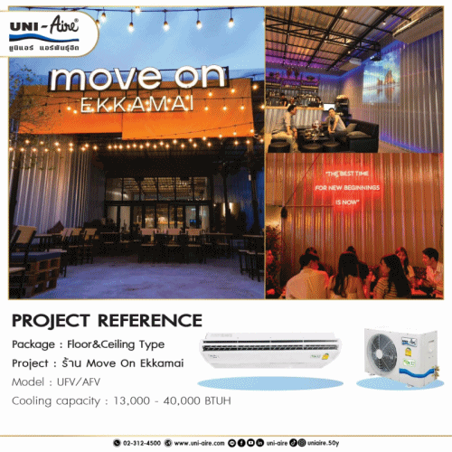 ยูนิแอร์ขอนำเสนอ : PROJECT REFERENCE งานติดตั้งเครื่องปรับอากาศยูนิแอร์