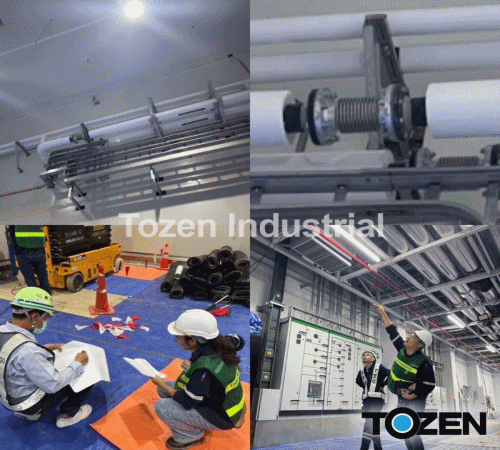 ผลงานติดตั้ง  Stainless Steel Expansion Joint ข้อต่อสแตนเลส ของบริษัท โตเซน อินดัสเตรียล จำกัด