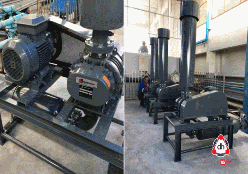 ผลงานติดตั้งเครื่องTurbo Blower ระบบบำบัดน้ำเสีย