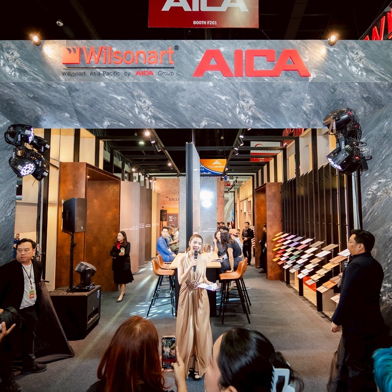 วันนี้นำภาพบรรยากาศของบูธ AICA Wilsonart