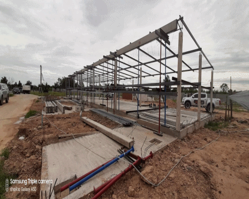 ผลงานงานโครงสร้างสำเร็จรูป ขอขอบพระคุณโครงการก่อสร้างหมู่บ้าน Tadeo