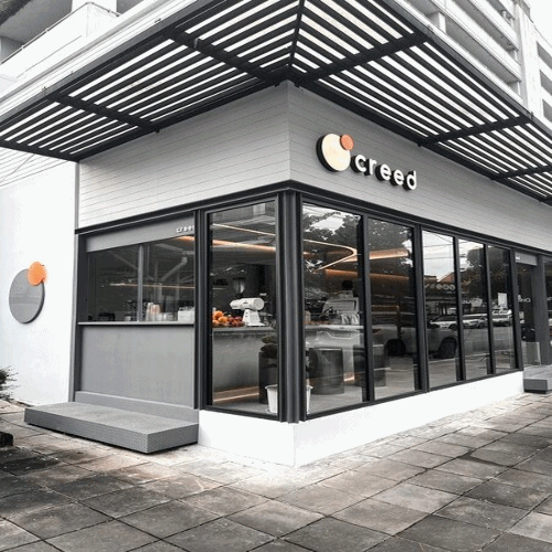 ผลงานสีเท็กเจอร์ SKK: Creed Cafe