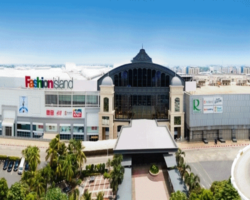 ผลงานสีเท็กเจอร์ของบริษัท SK KAKEN (SKK) : FASHION ISLAND MALL