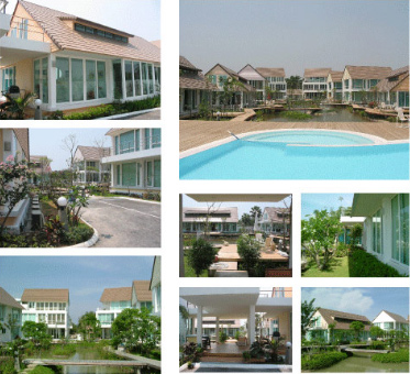บ้านพักตากอากาศ 8 หลัง